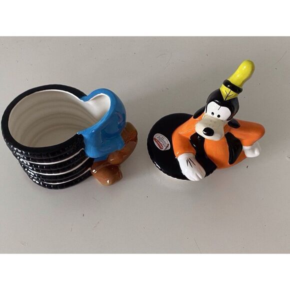 Disney Goofy Leaning On Oreo Stack Ceramic Cookie Jar Hand Painted Large NEW - Picture 13 of 15